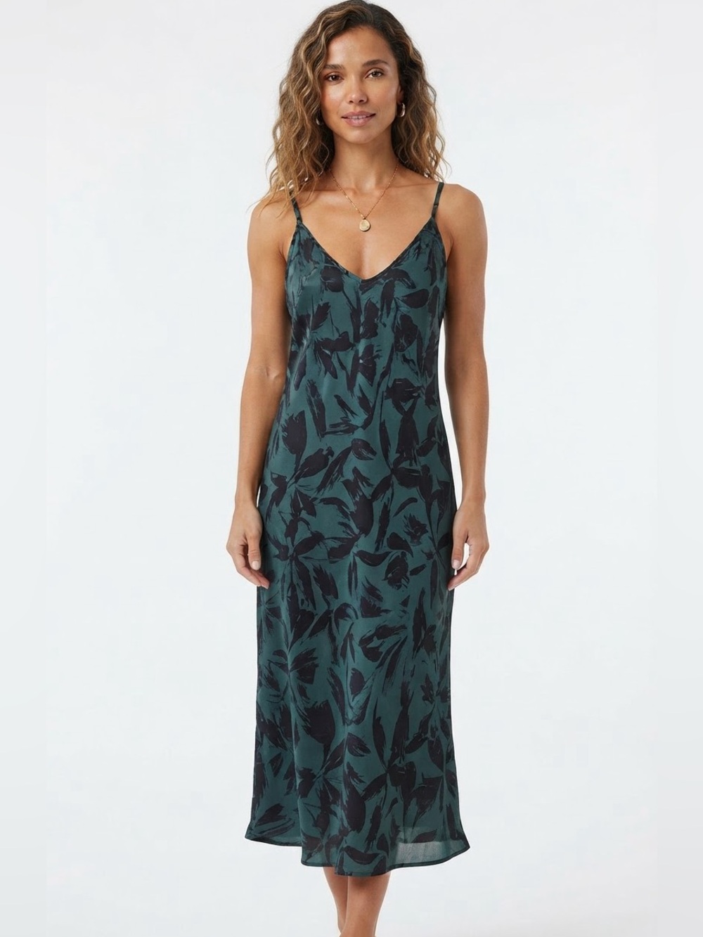 Elegant Floral Slip Dress